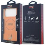 Red Bull Silicone Blue Ring MagSafe kryt pre iPhone 17 Pro Max, oranžový