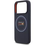 Red Bull Silicone Blue Ring MagSafe kryt pre iPhone 17 Pro, modrý