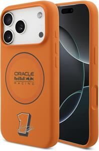 Red Bull Silicone Blue Ring MagSafe kryt pre iPhone 17 Pro, oranžový