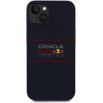 Red Bull Silicone Horizontal Logo MagSafe kryt pre iPhone 15, modrý