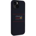 Red Bull Silicone Horizontal Logo MagSafe kryt pre iPhone 15, modrý