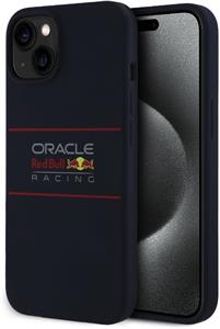Red Bull Silicone Horizontal Logo MagSafe kryt pre iPhone 15, modrý