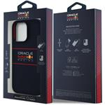 Red Bull Silicone Horizontal Logo MagSafe kryt pre iPhone 15 Pro Max, modrý