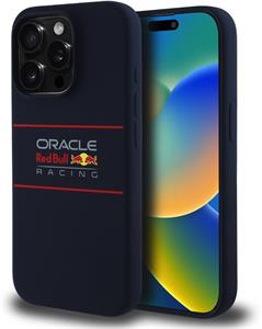 Red Bull Silicone Horizontal Logo MagSafe kryt pre iPhone 15 Pro Max, modrý