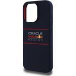 Red Bull Silicone Horizontal Logo MagSafe kryt pre iPhone 15 Pro, modrý