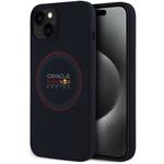 Red Bull Silicone Red Ring MagSafe kryt pre iPhone 13, modrý
