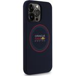 Red Bull Silicone Red Ring MagSafe kryt pre iPhone 13 Pro, modrý