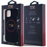 Red Bull Silicone Red Ring MagSafe kryt pre iPhone 14, modrý
