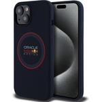 Red Bull Silicone Red Ring MagSafe kryt pre iPhone 14, modrý