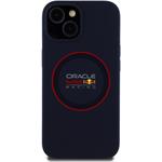 Red Bull Silicone Red Ring MagSafe kryt pre iPhone 15, modrý