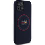 Red Bull Silicone Red Ring MagSafe kryt pre iPhone 15, modrý