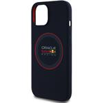 Red Bull Silicone Red Ring MagSafe kryt pre iPhone 15, modrý