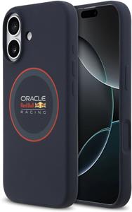Red Bull Silicone Red Ring MagSafe kryt pre iPhone 17, modrý