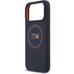 Red Bull Silicone Red Ring MagSafe kryt pre iPhone 17 Pro Max, modrý