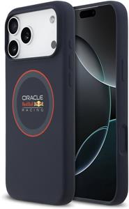 Red Bull Silicone Red Ring MagSafe kryt pre iPhone 17 Pro Max, modrý