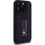 Red Bull Silicone Vertical Logo MagSafe kryt pre iPhone 15 Pro Max, modrý