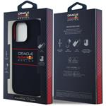 Red Bull Silicone Vertical Logo MagSafe kryt pre iPhone 15 Pro Max, modrý