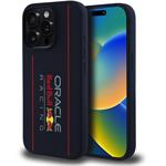 Red Bull Silicone Vertical Logo MagSafe kryt pre iPhone 15 Pro Max, modrý