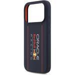 Red Bull Silicone Vertical Logo MagSafe kryt pre iPhone 17 Pro Max, modrý