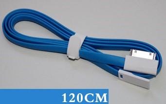 REMAX datový kabel pro iPhone 4/4S, iPad, mini, 1,2m dlouhý, modrý