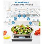 Renpho Calibra 1, inteligentná kuchynská váha, nerezová oceľ