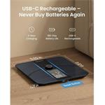 Renpho Elis Solar 2, inteligentná osobná váha, čierna