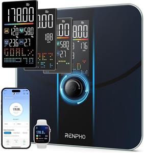 Renpho Elis Solar 2, inteligentná osobná váha, čierna