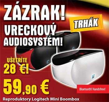 Reproduktor Logitech Mini Boombox Black pre iPad/iPod/iPhone - bluetoo