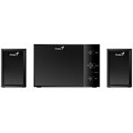 Reproduktory Genius SW-2.1 350, drevo, 15W, čierne - Rozbalené