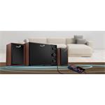 Reproduktory Genius SW-2.1 350, drevo, 15W, čierne - Rozbalené