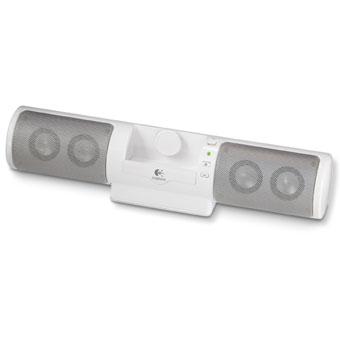 Reproduktory Logitech mm32 portable speakers for iPod (Apple), white