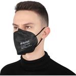 Respirátor FFP2 NR, LG-DFM-01, 1ks skladací bez ventilčeka, čierny