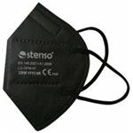 Respirátor FFP2 NR, LG-DFM-01, 1ks skladací bez ventilčeka, čierny