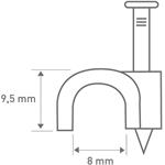 Retlux RCC 8, káblová príchytka 8mm, 30ks