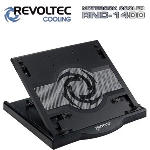 Revoltec Notebook cooler RNC-1400, black (12" - 15,4")