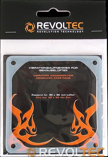 Revoltec Vibration Case-Fan 80x80mm