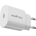 RhinoTech, 25W nabíjací adaptér USB-C PD, biely