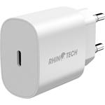 RhinoTech, 25W nabíjací adaptér USB-C PD, biely