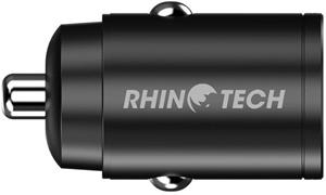 RhinoTech MINI nabíjačka do auta USB-C + USB-A, 30 W, čierna