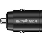 RhinoTech MINI Nabíjačka do auta USB-C + USB-A 30W čierna