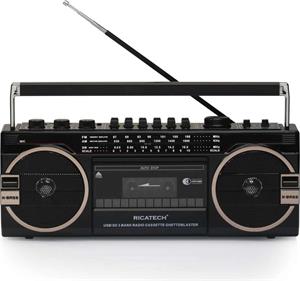 Ricatech PR1980 Ghettoblaster, retro rádiomagnetofón