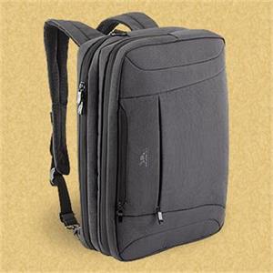 RivaCase 8290 charcoal black convertible Laptop bag/backpack 16"