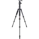 Rollei Compact Traveler No 1 Carbon/ Zátěž 8kg/ Vytažený 142 cm/ Karbon/ Černý