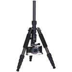 Rollei Compact Traveler No 1 Carbon/ Zátěž 8kg/ Vytažený 142 cm/ Karbon/ Černý