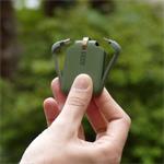 Rolling Square TAU, mini powerbanka 3v1, 1400 mAh, zelená