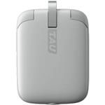 RollingSquare TAU, mini powerbanka 3v1, 1400 mAh, biela