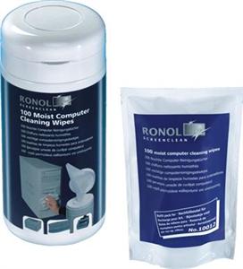 RONOL 100 Moist Computer Cleaning Wipes Refill for