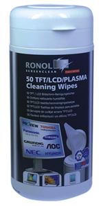 RONOL TFT/LCD/Plasma 50 moist cleaning wipes in di