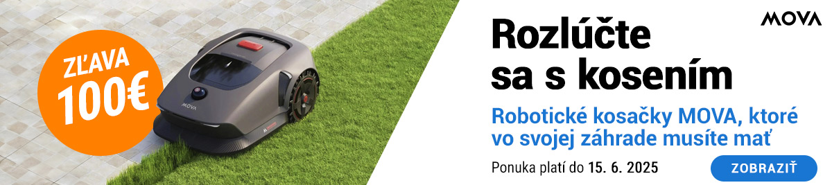 Rozlúčte sa s kosením s MOVA za exkluzívne ceny