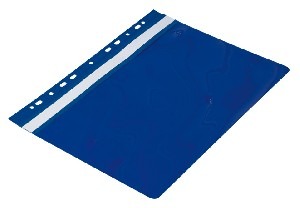 Rýchloviazač DONAU PVC s eurodierovaním lesklý modrý